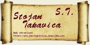 Stojan Tapavica vizit kartica